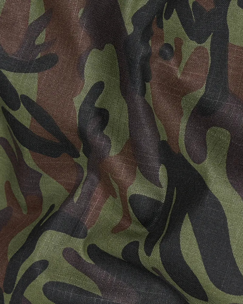 Finch Green With Millbrook Brown And Zeus Black Royal Oxford Overshirt/Shacket 3