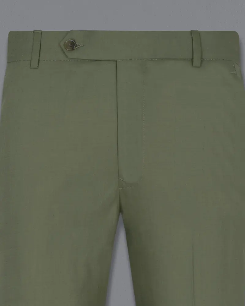Finch Green Wool Rich Pant 2