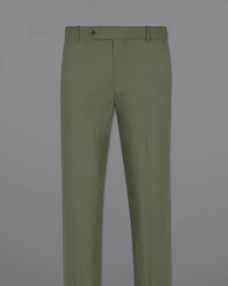 Finch Green Wool Rich Pant 4