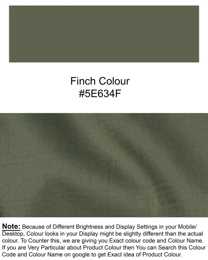 Finch Green Wool Rich Pant 7