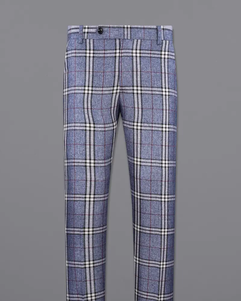 Fiord Blue Plaid Pant 4