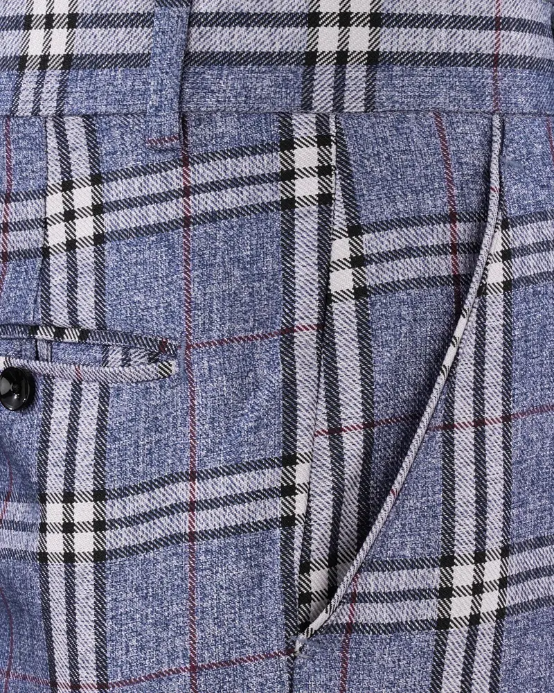 Fiord Blue Plaid Pant 5