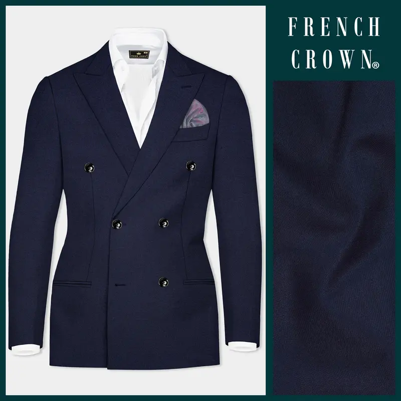 Firefly Blue Double-Breasted Blazer 1