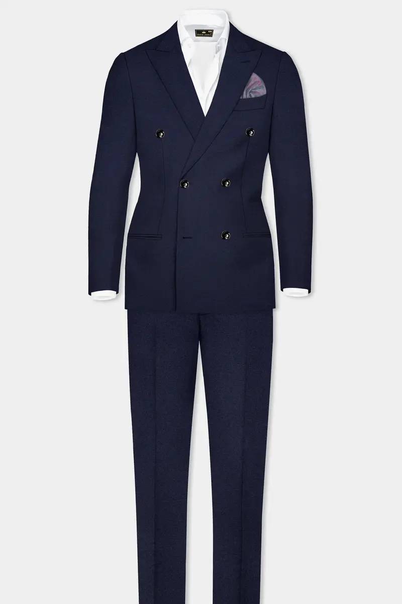 Firefly Blue Double-Breasted Blazer 7