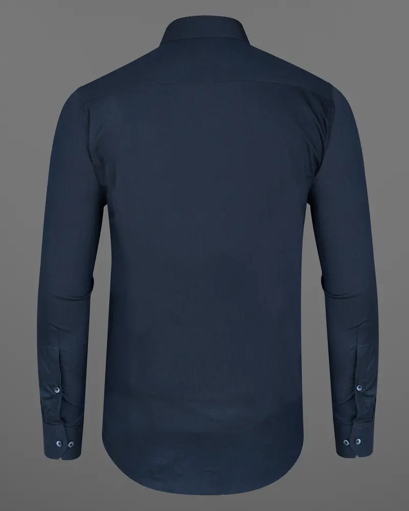 Firefly Blue Premium Cotton Shirt 7