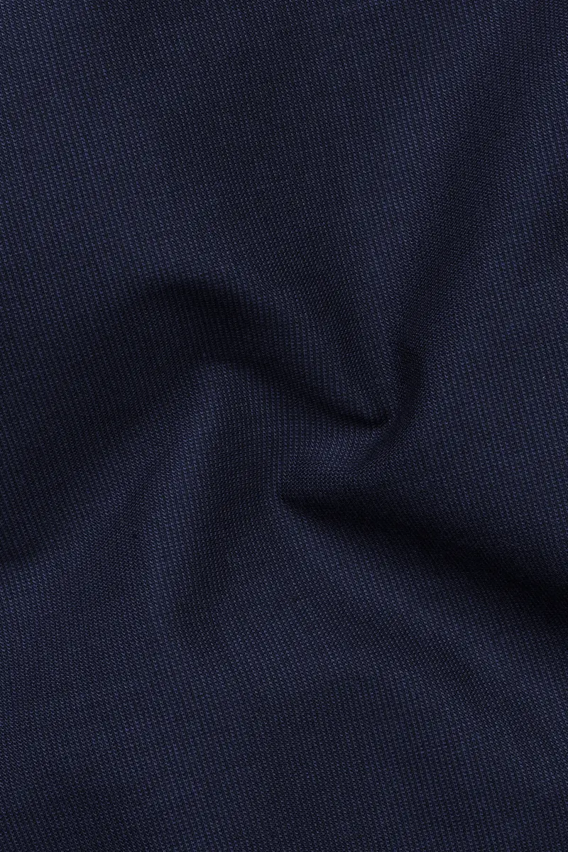 Firefly Blue Textured Wool Blend Single Breasted Suit 3