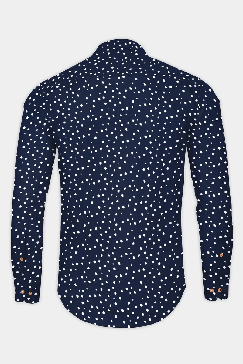 Firefly Dots Premium Tencel Kurta Shirt 6