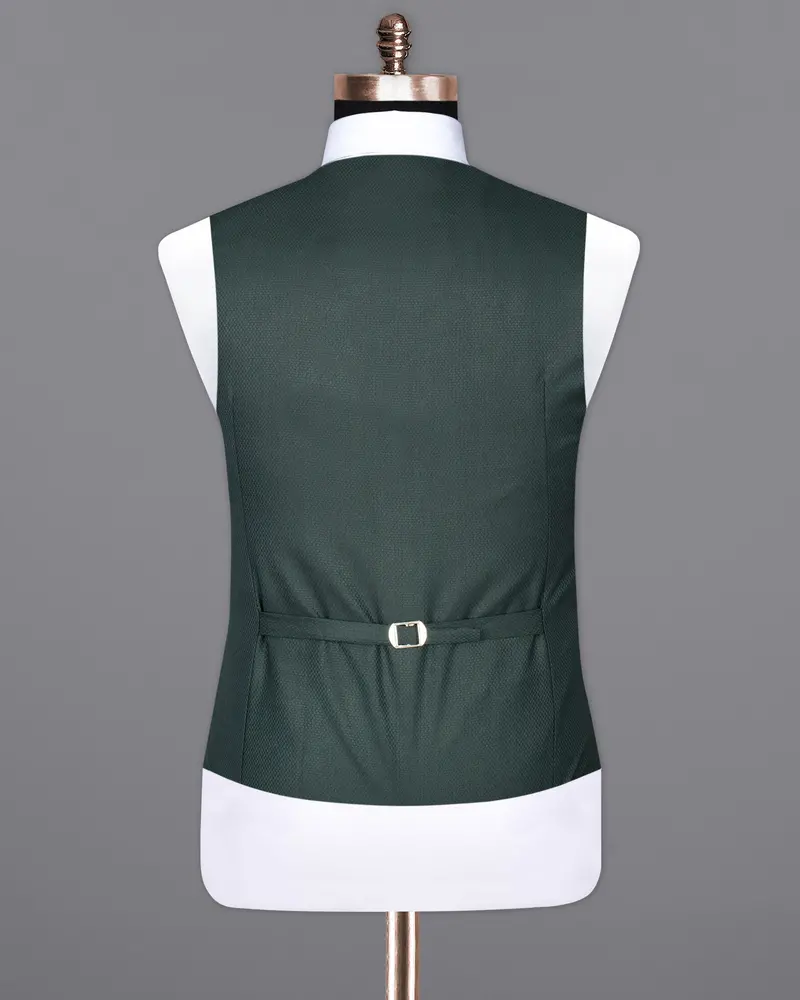 Firefly Green Wool Rich Waistcoat 6