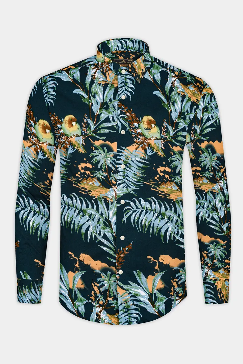 Firefly Tropical Printed Twill Premium Cotton Shirt 2