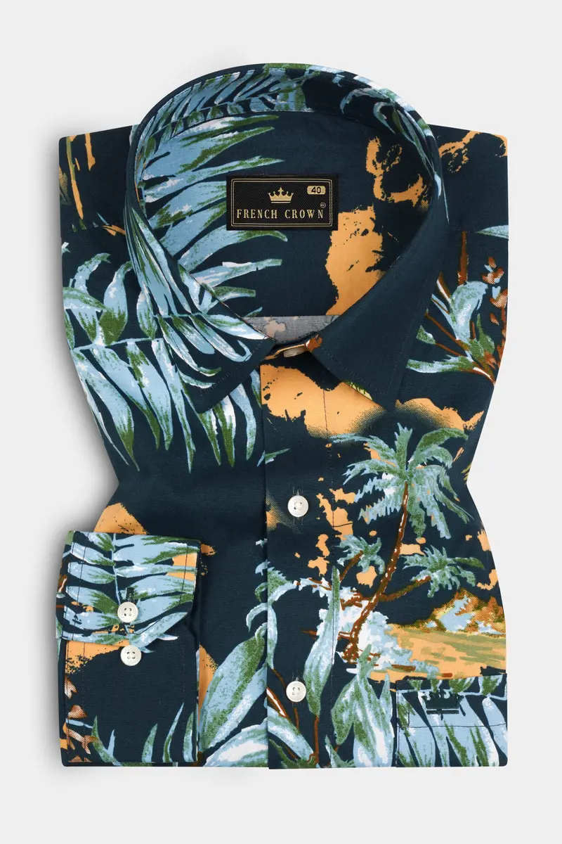 Firefly Tropical Printed Twill Premium Cotton Shirt 5