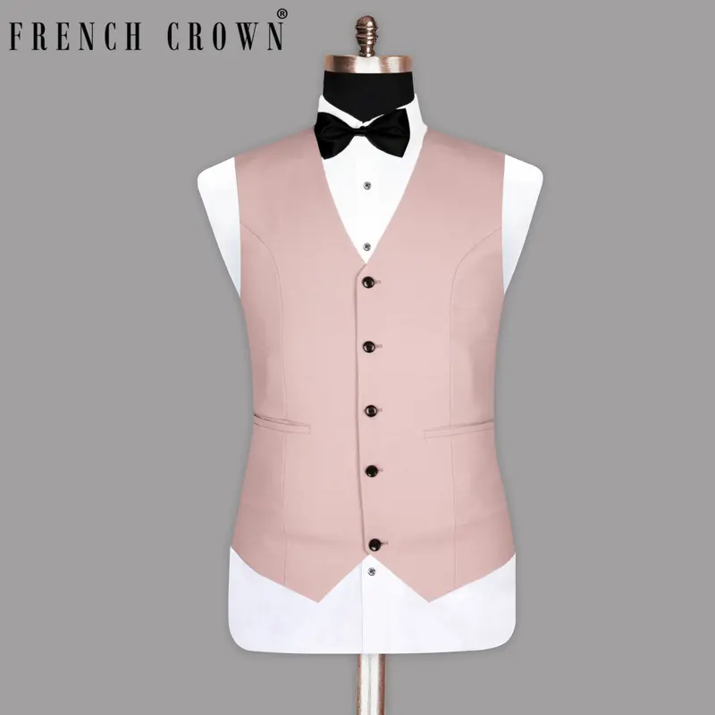 Flamingo Wool Blend Dinner Waistcoat 1