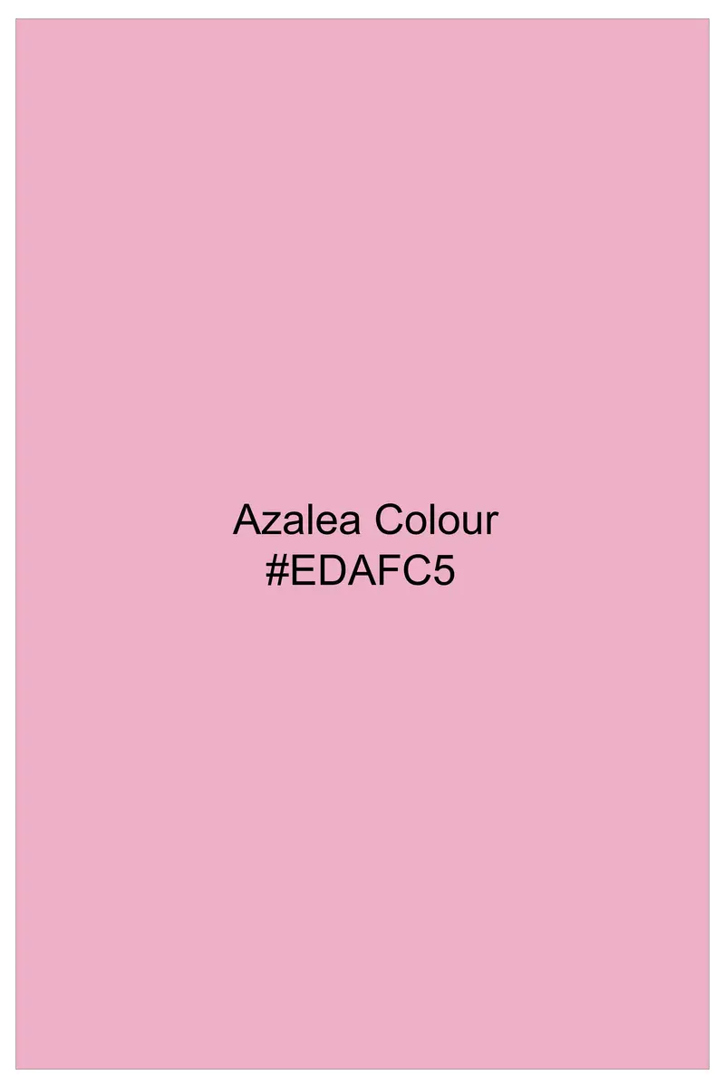 Fleurvel-Azalea Pink Velvet Peak Lapel Tuxedo Suit 16