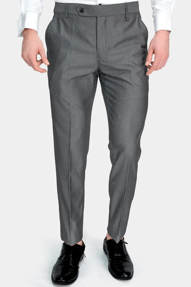 Flint With Tuatara Gray Wool Rich Designer Suit 5
