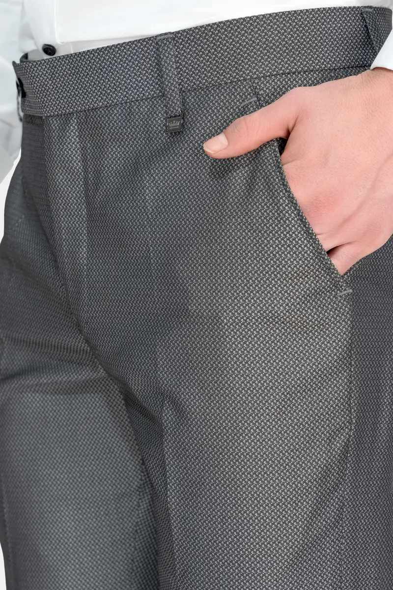 Flint With Tuatara Gray Wool Rich Designer Suit 6