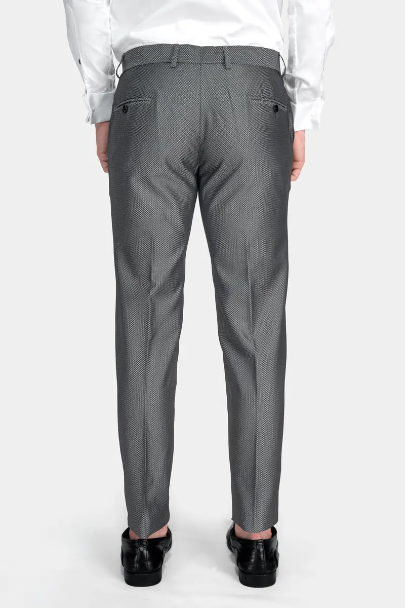 Flint With Tuatara Gray Wool Rich Designer Suit 7