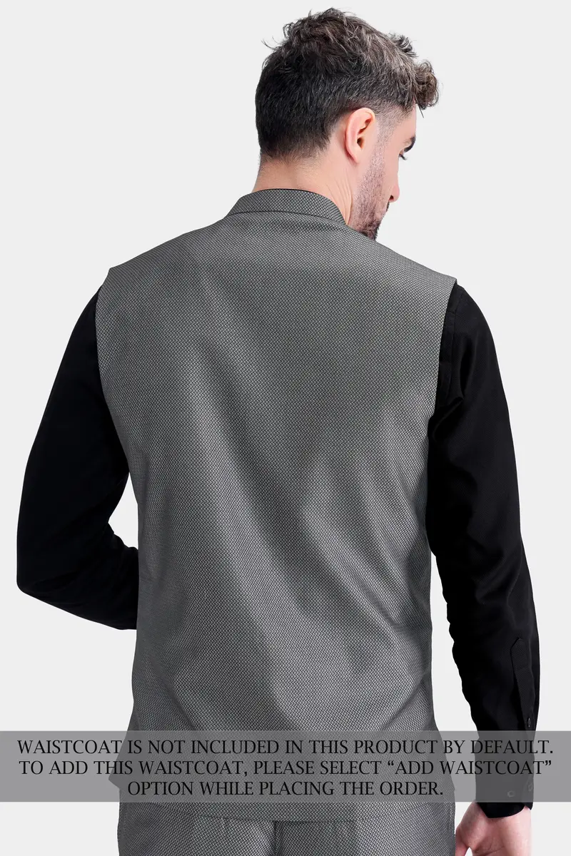Flint With Tuatara Gray Wool Rich Designer Suit 9