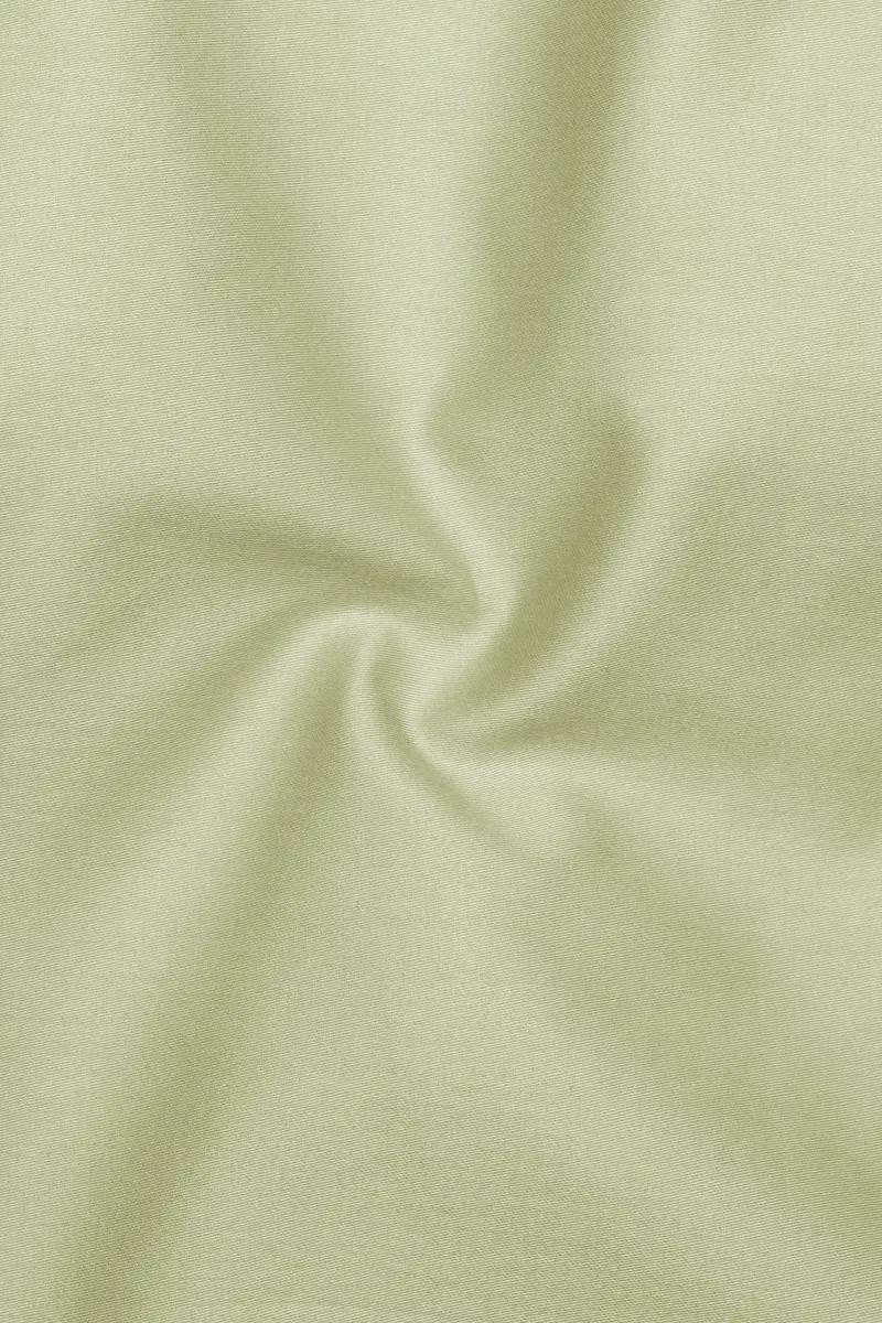Florvoro-Thistle Green Subtle Sheen Super Soft Premium Cotton Tuxedo Dress Shirt 3