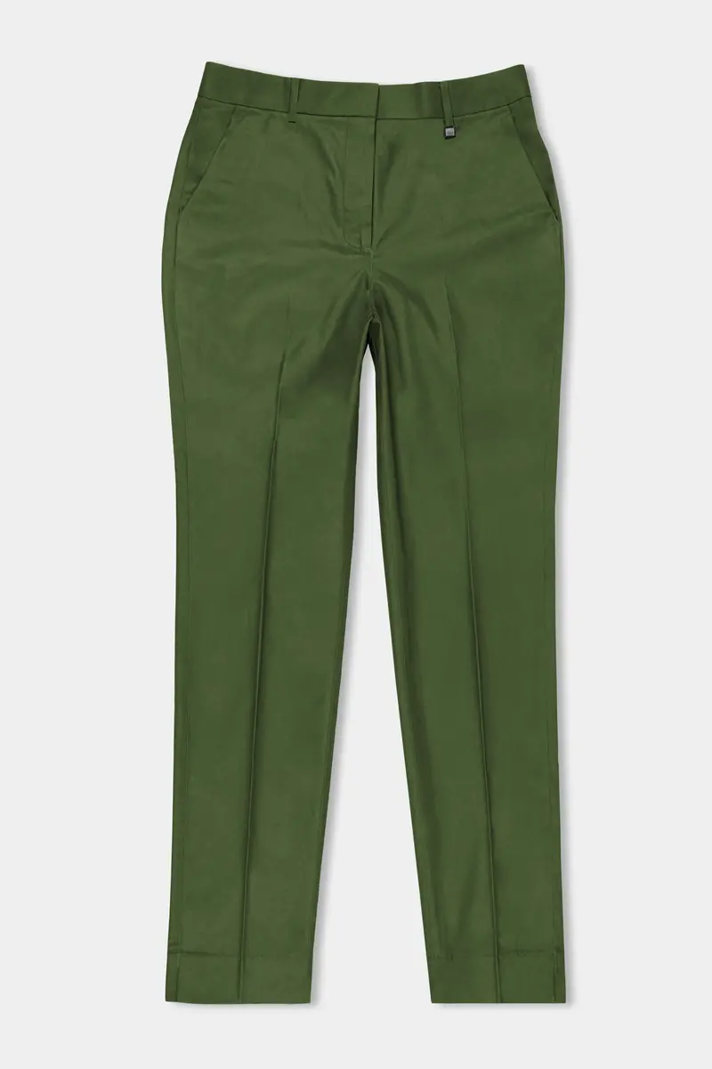 Forest Green Wool Rich Women’S Pant 2