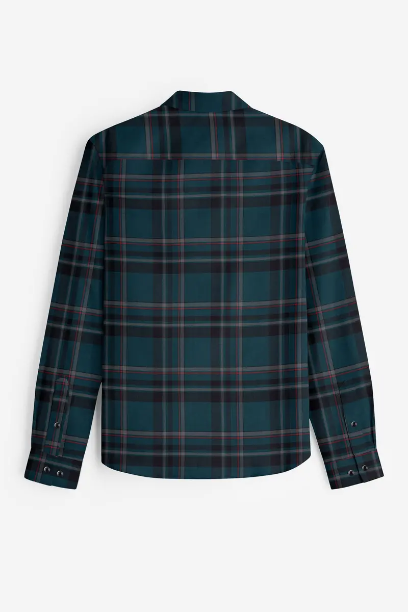 French Crown Green Plaid Royal Oxford Premium Cotton Shirt 5