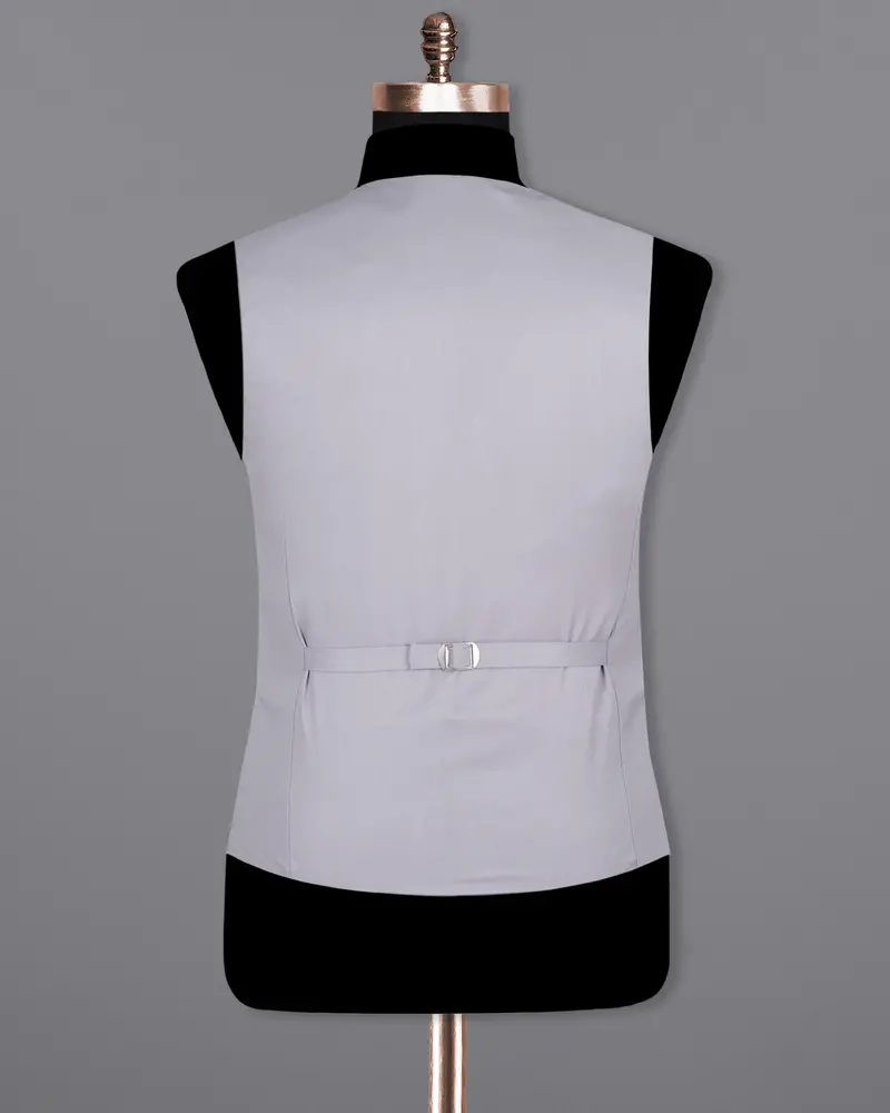 French Gray Wool Rich Waistcoat 6