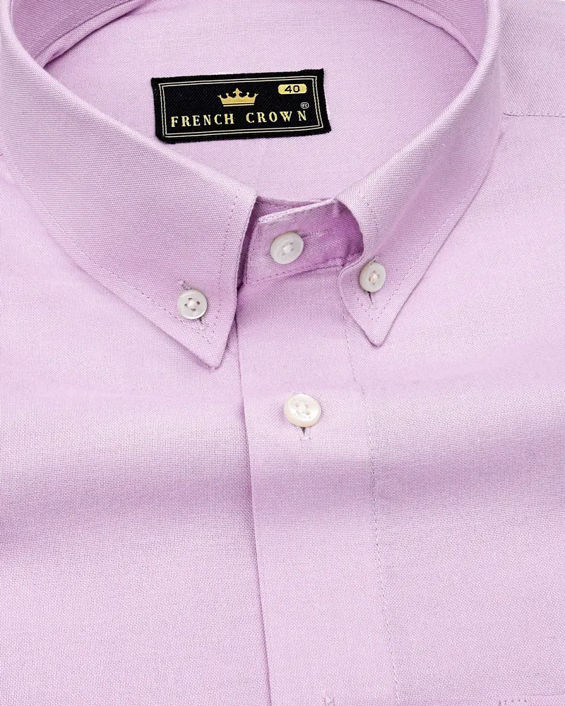 French Lilac Purple Royal Oxford Shirt 1