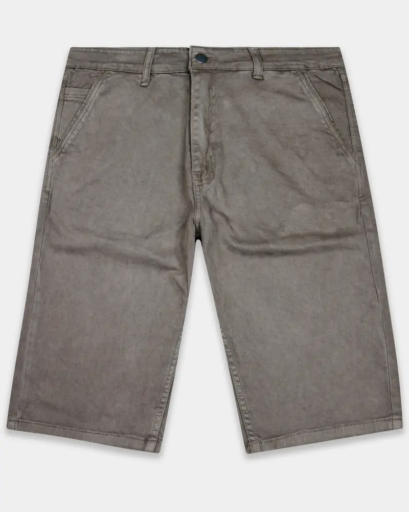 Friar Gray Clean Look Denim Shorts 1