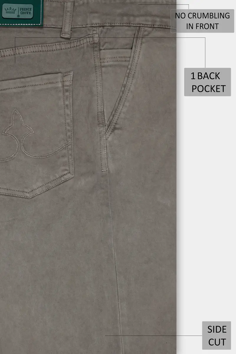 Friar Gray Clean Look Denim Shorts 5