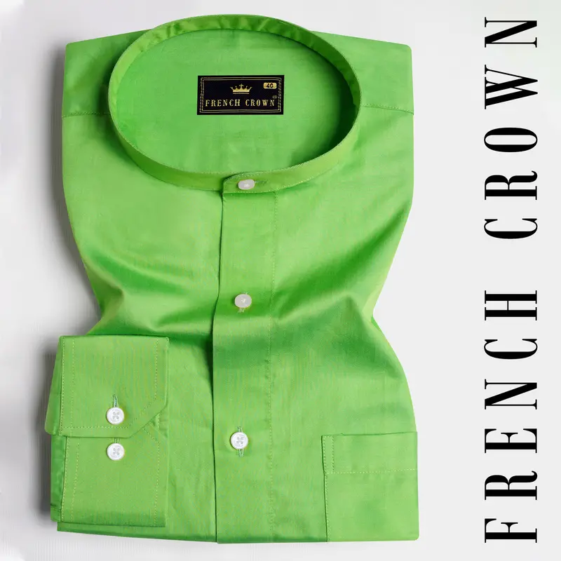Frog Green Chambray Shirt 1