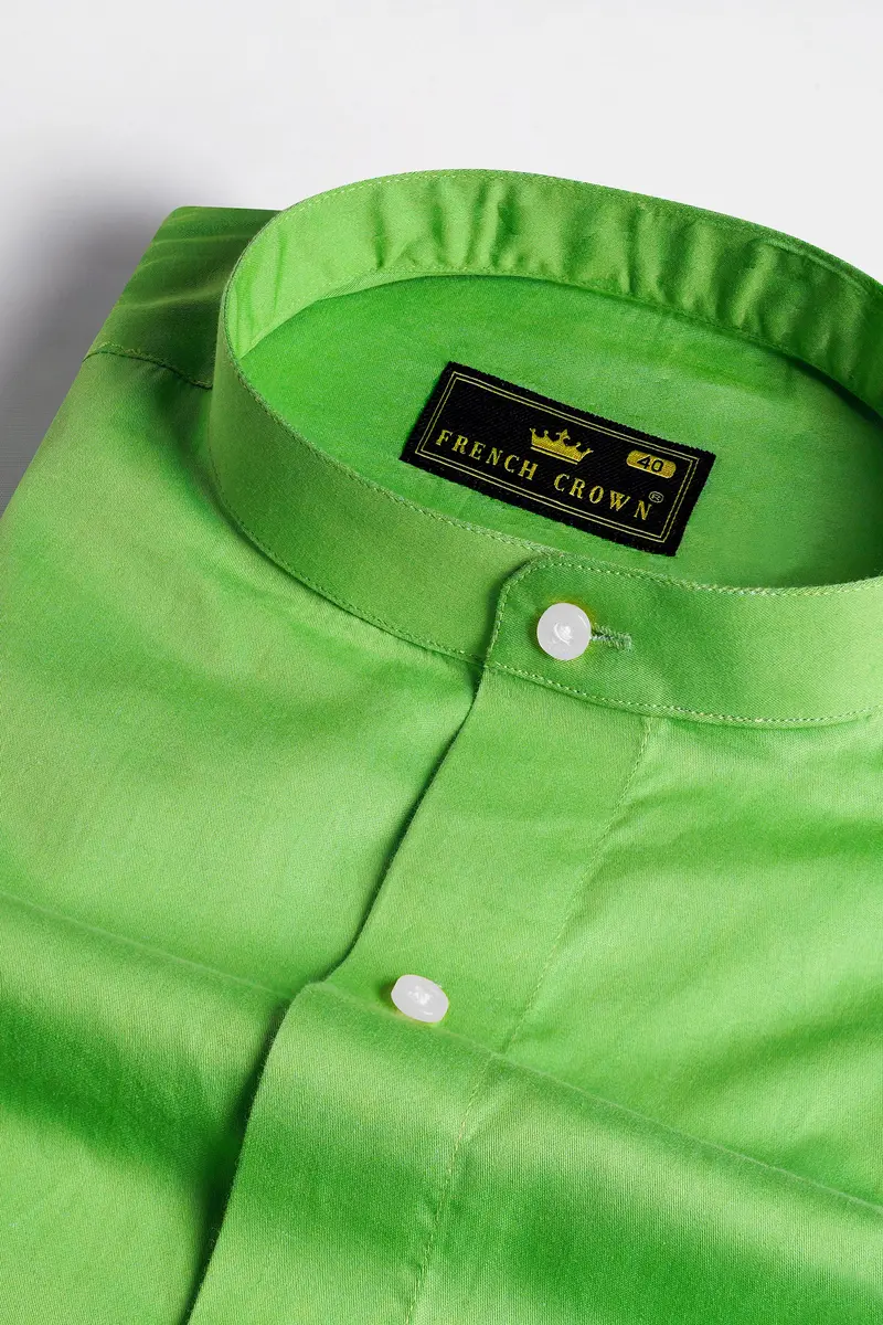 Frog Green Chambray Shirt 2