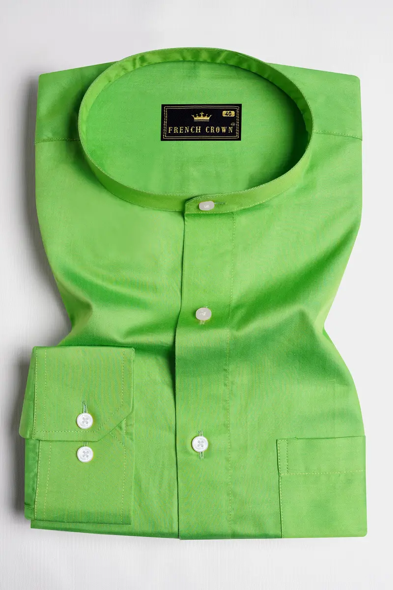 Frog Green Chambray Shirt 4