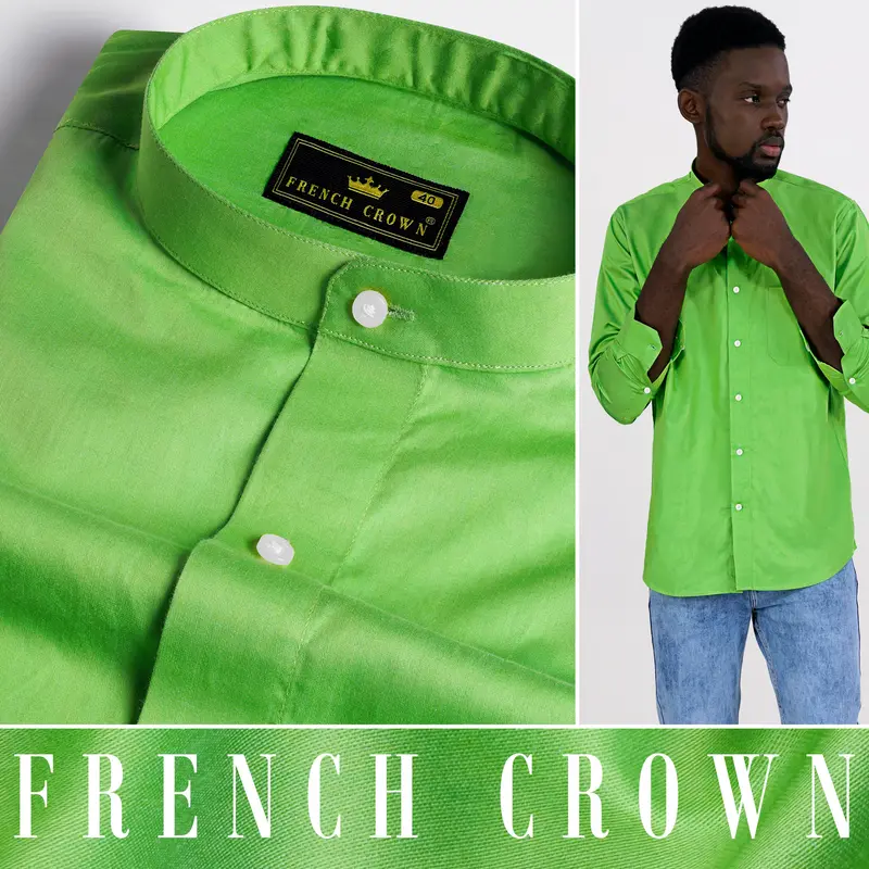 Frog Green Chambray Shirt 5