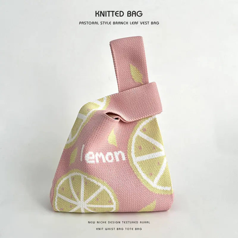 Fruit Handbag Dopamine Women's Knitted Bag 7