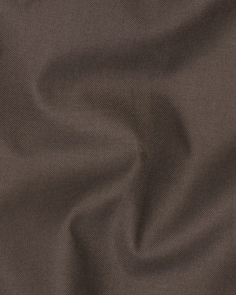 Fuscous Brown Solid Pant 3