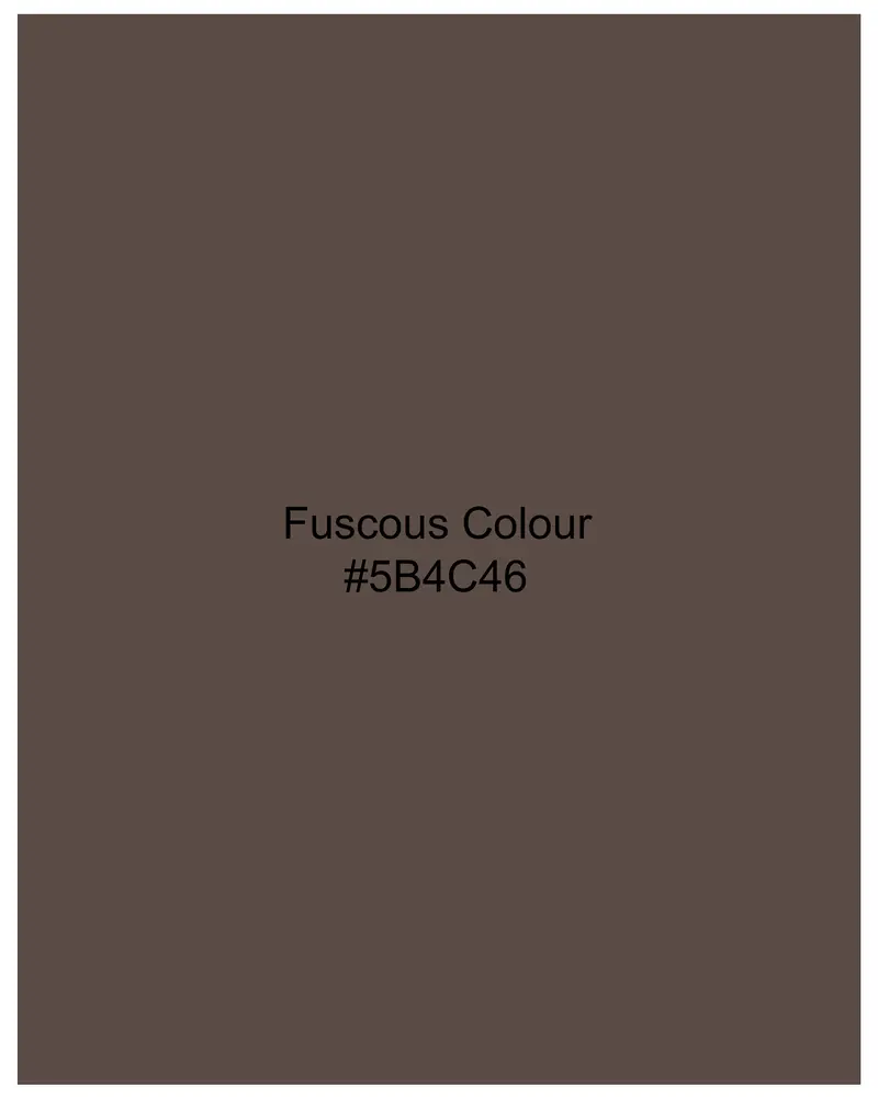 Fuscous Brown Solid Pant 7