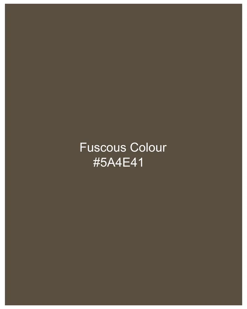 Fuscous Brown Textured Pants 7