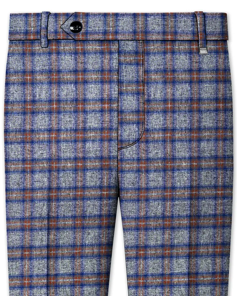 Fuscous Gray Checkered Pant 1