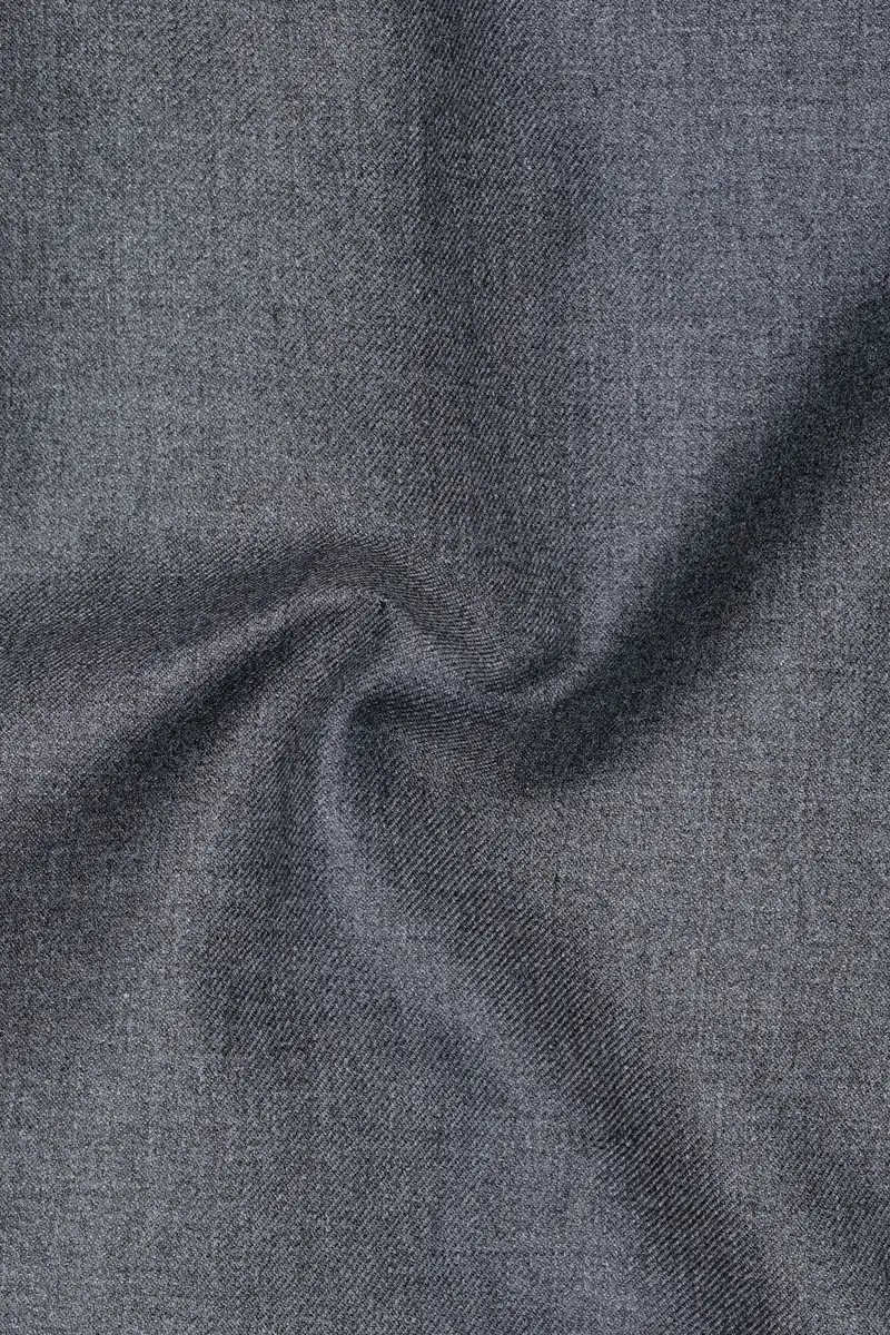 Fuscous Gray Wool Rich Waistcoat 3