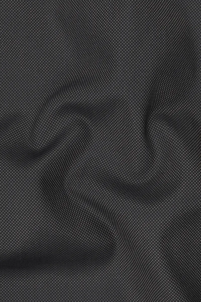 Fuscous Grey Textured Waistcoat 3