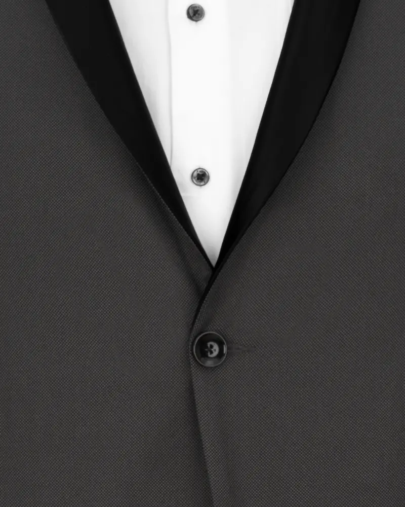 Fuscous Grey Tuxedo Blazer 4
