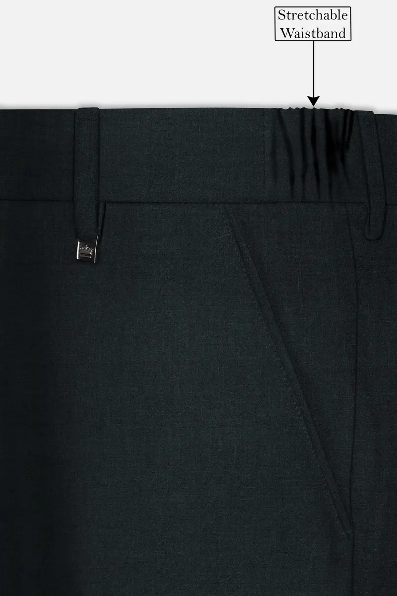 Gable Green Single Breasted Wool Rich Suit 15