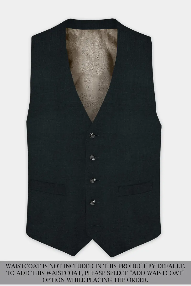 Gable Green Single Breasted Wool Rich Suit 17