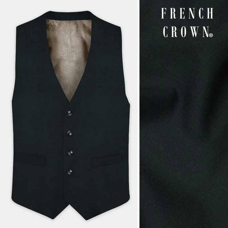 Gable Green Wool Rich Waistcoat 1
