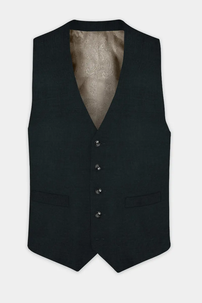 Gable Green Wool Rich Waistcoat 2