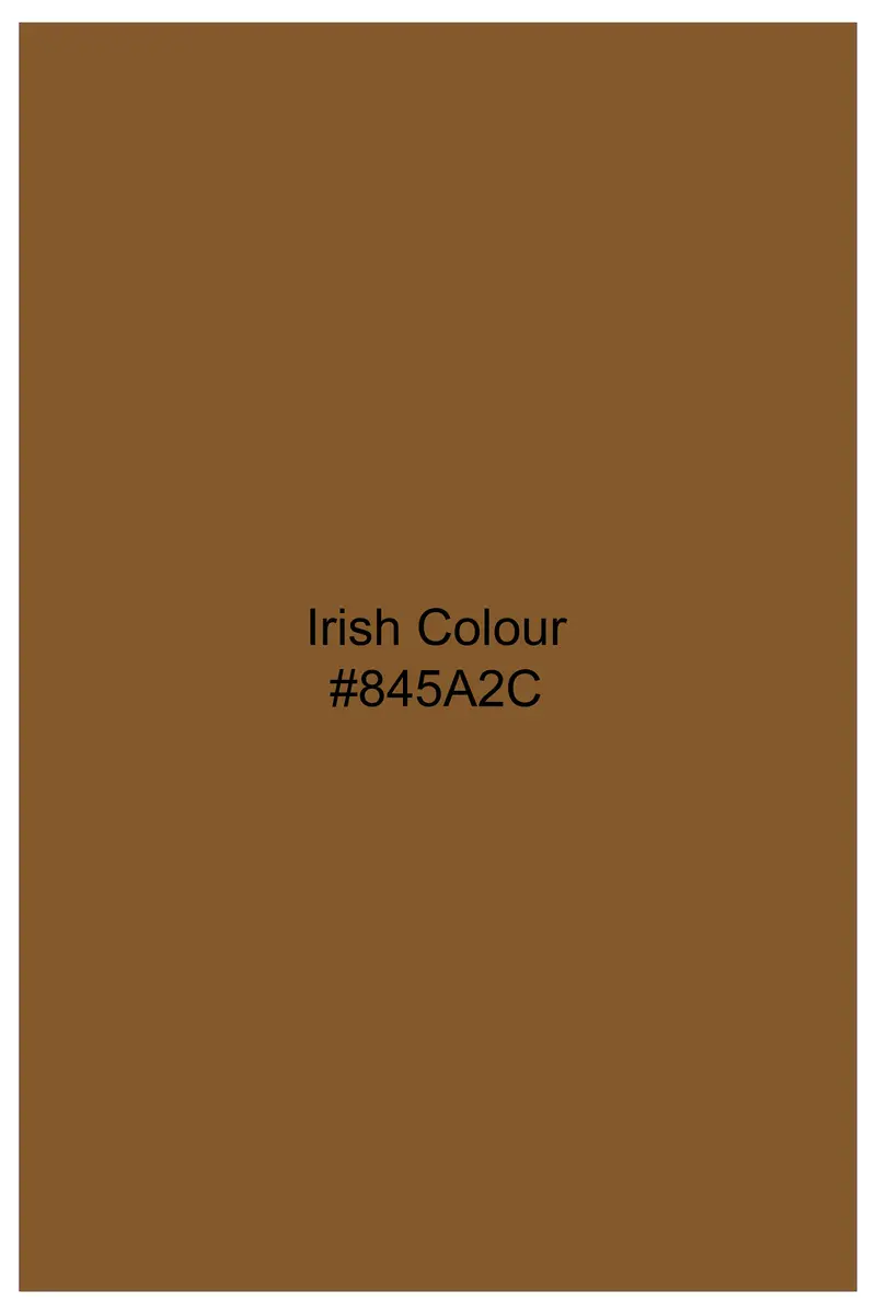Gaelicbrown-Irish Dobby Textured Premium Giza Cotton Dress Shirt 6