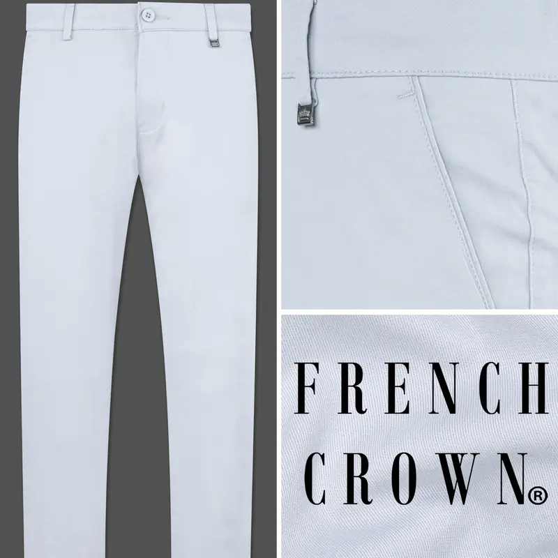 Gainsboro Gray Premium Cotton Chinos Pant 1