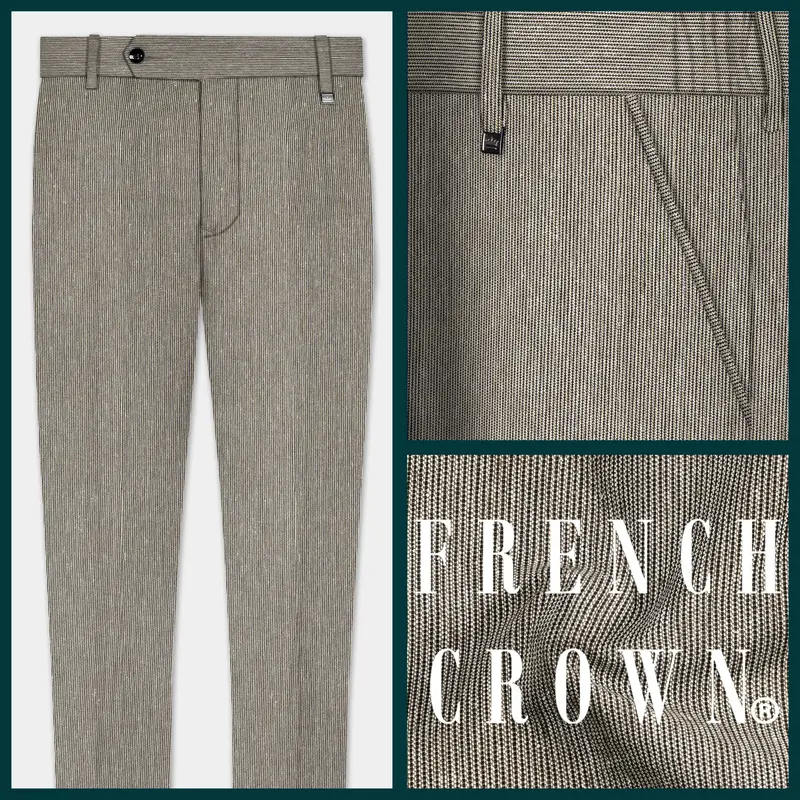 Gainsboro Gray Striped Pant 1