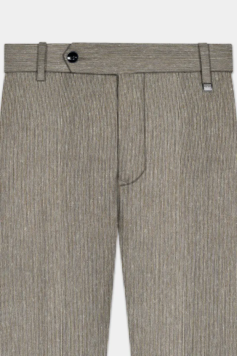 Gainsboro Gray Striped Pant 4
