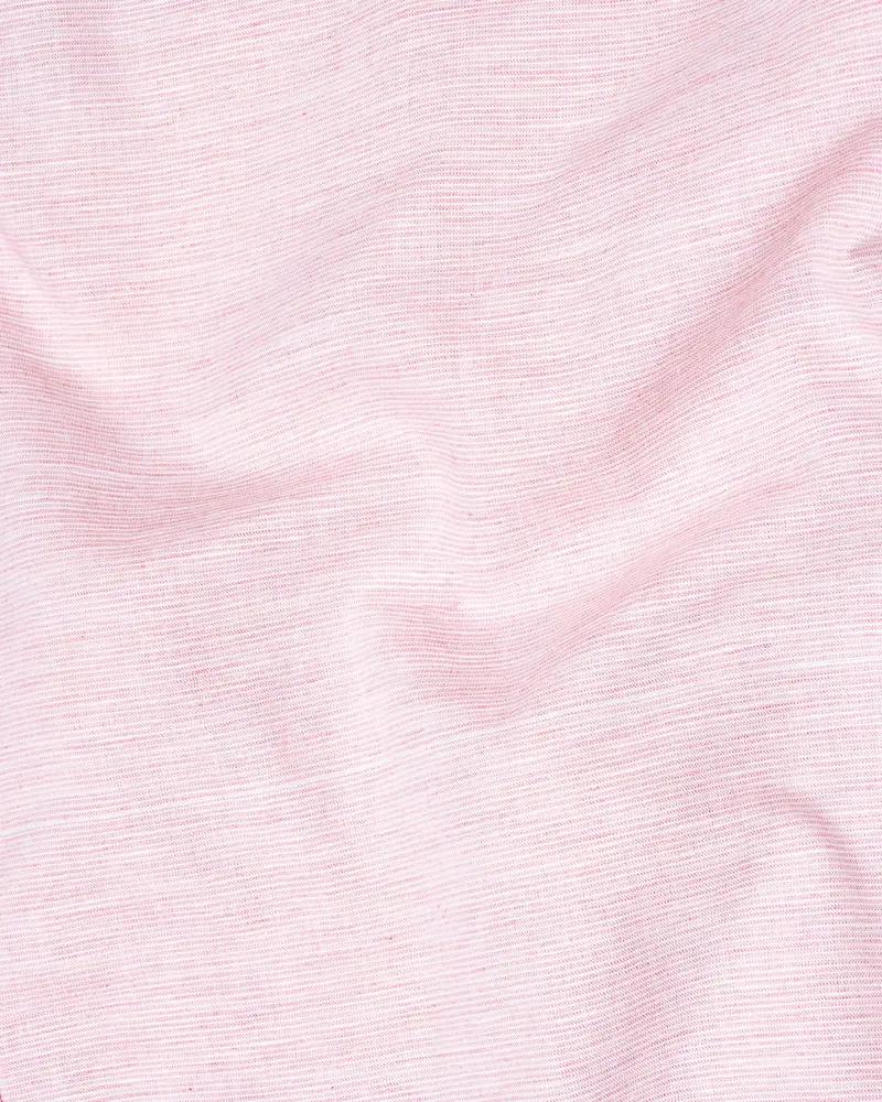 Gainsboro Pink And Bright White Chambray Shirt 2