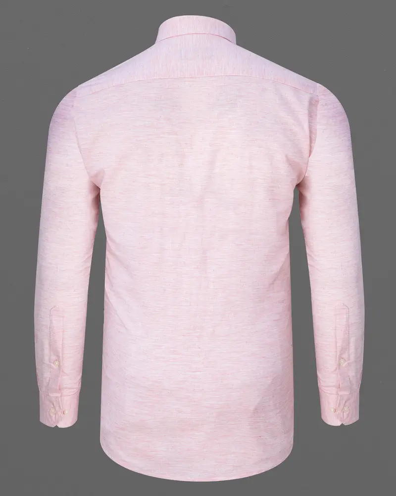 Gainsboro Pink And Bright White Chambray Shirt 6