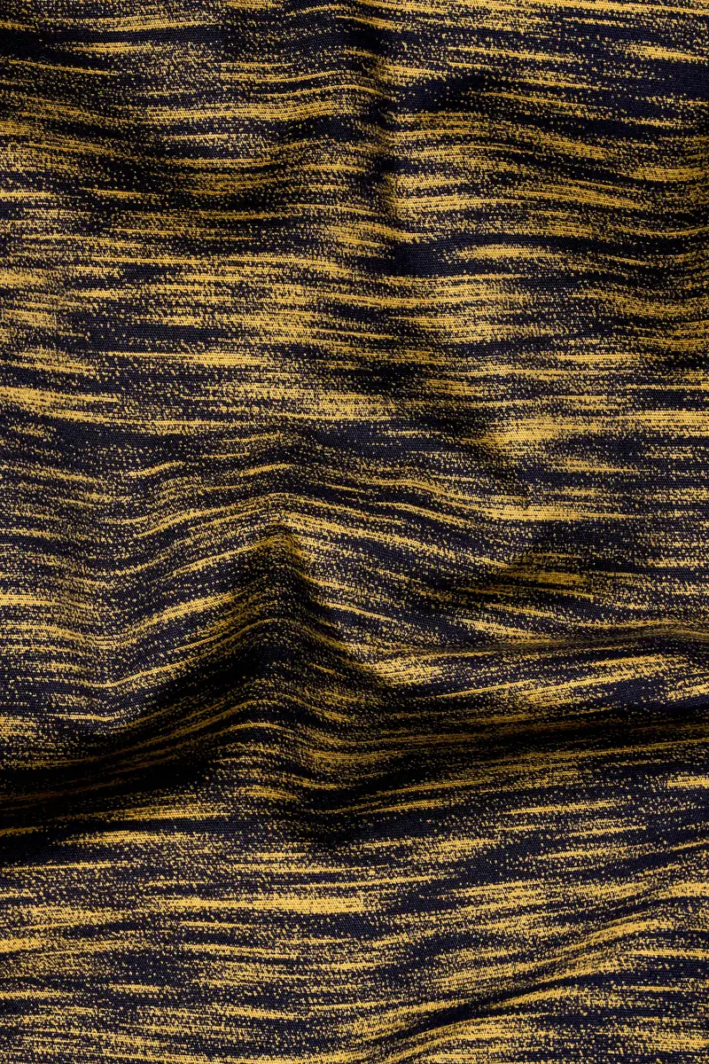 Gamboge Brown And Midnight Blue Royal Oxford Shirt 2